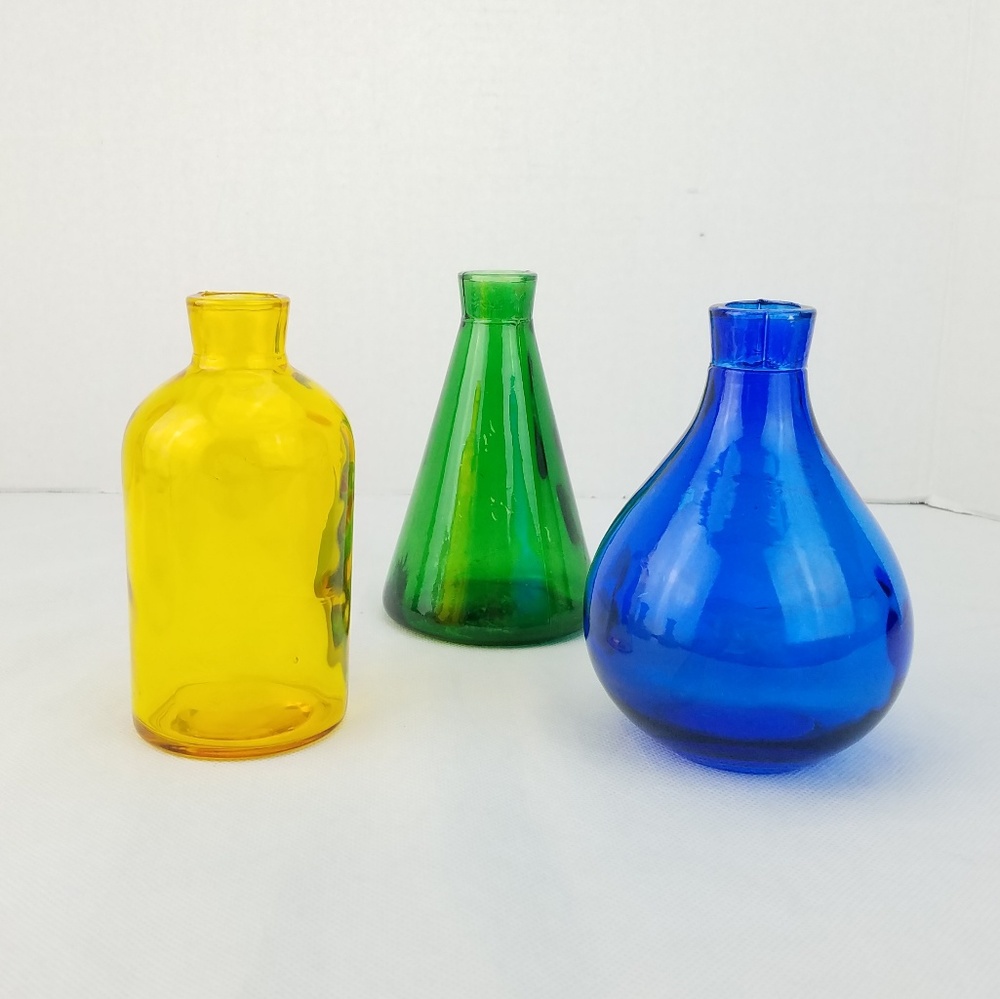 3PC Colorful Unique Vase Jars